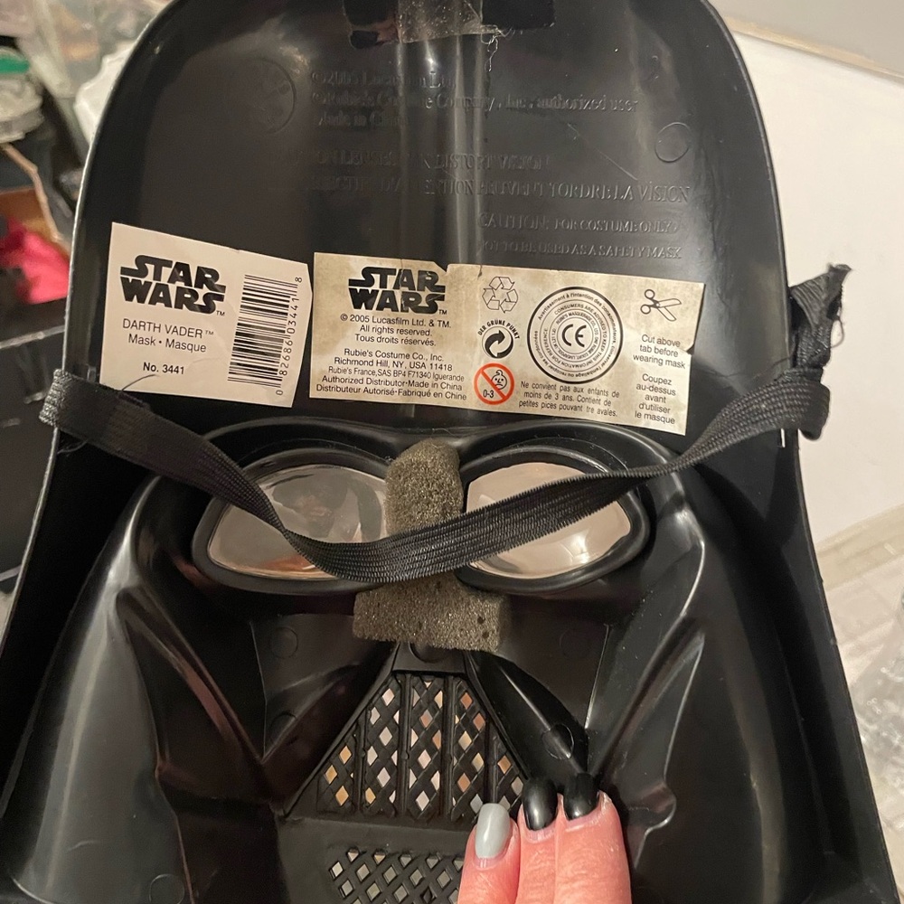 Star Wars Black Darth Vader Helmet